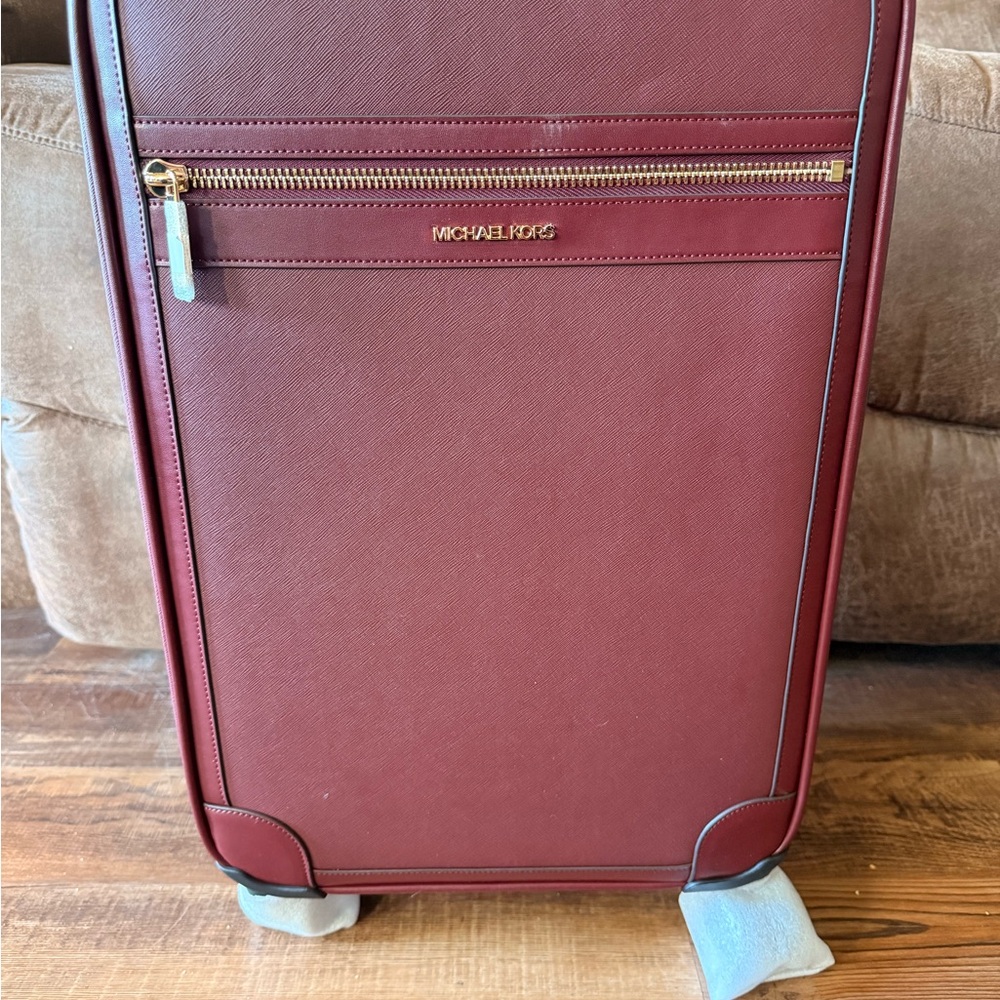 Michael Kors Burgundy Luggage